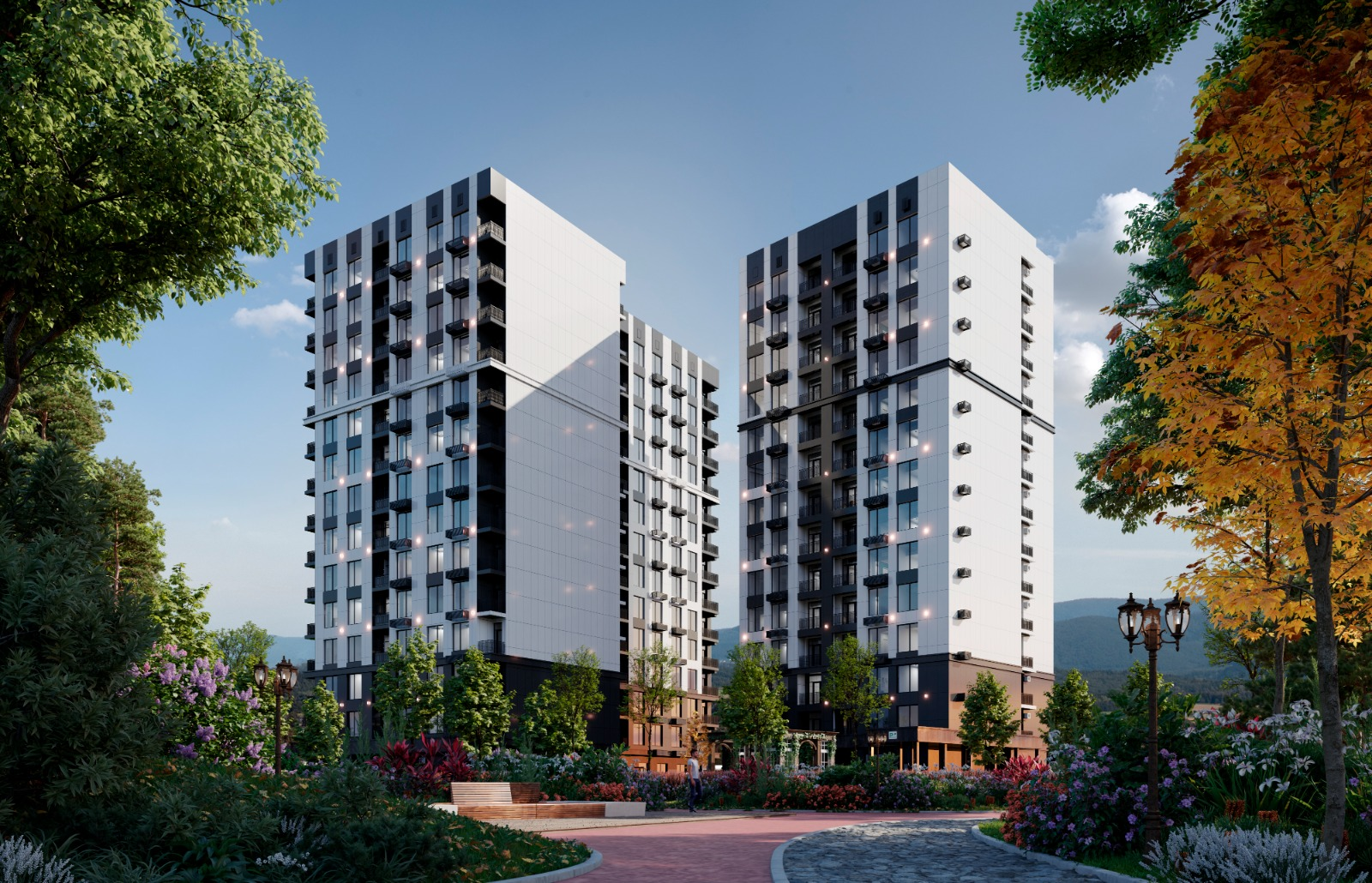 Жилой комплекс Ак кеме Резиденс в Бишкеке